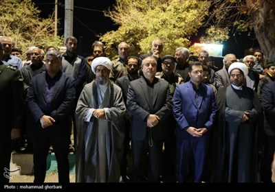 مراسم تشییع پیکر مطهر دو تن از شهدای گمنام در شهرستان بشرویه