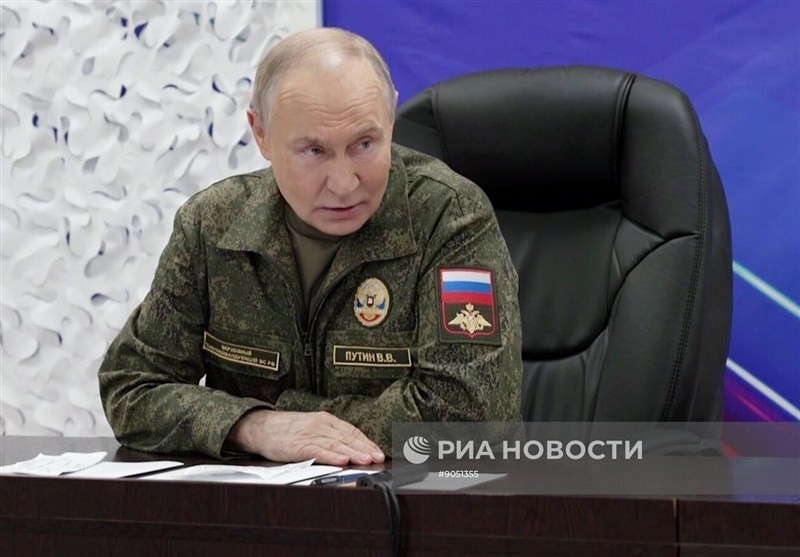 گزارش تصرف کامل شهر کوپیانسک اوکراین در دیدار پوتین با فرماندهان نظامی