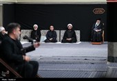اولین شب مراسم عزاداری شهادت حضرت زهرا(س) با حضور رهبر انقلاب