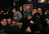 اولین شب مراسم عزاداری شهادت حضرت زهرا(س) با حضور رهبر انقلاب
