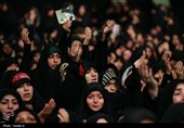 اولین شب مراسم عزاداری شهادت حضرت زهرا(س) با حضور رهبر انقلاب