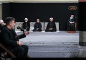 اللیلة الأولى من مراسم العزاء بذکرى استشهاد السیدة الزهراء (س) بحضور الإمام الخامنئی
