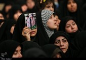 اللیلة الأولى من مراسم العزاء بذکرى استشهاد السیدة الزهراء (س) بحضور الإمام الخامنئی