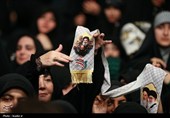 اللیلة الأولى من مراسم العزاء بذکرى استشهاد السیدة الزهراء (س) بحضور الإمام الخامنئی