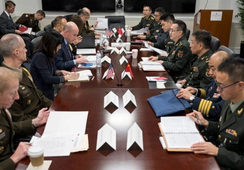 دیدار مقامات نیروی دریایی چین و آمریکا درباره بهبود تدابیر امنیت نظامی در دریا