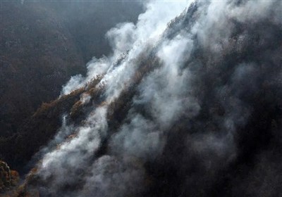 تازه‌ترین اخبار آتش‌سوزی جنگل‌ الیت/ ‌عملیات آب‌پاشی با 7 بالگرد و ایلوشین/ پهپادها به کمک آمدند