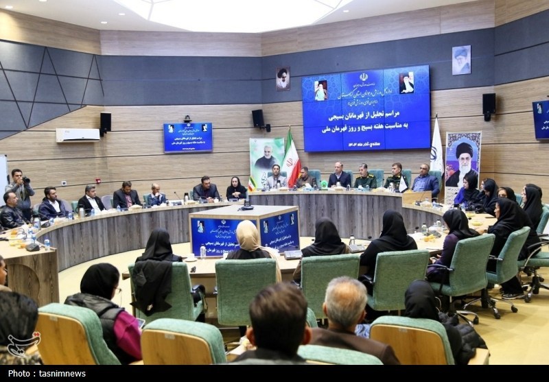 تجلیل از مربیان و قهرمانان بسیجی کردستان/ بسیج نماد عقلانیت