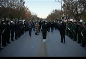 تشییع پیکر مطهر شهید گمنام در شهر نورآباد لرستان