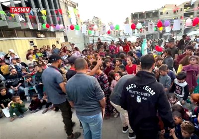 تقرير تسنيم/ غزة تحتفل بيوم الطفل العالمي: مساحات فرح وسط التحديات