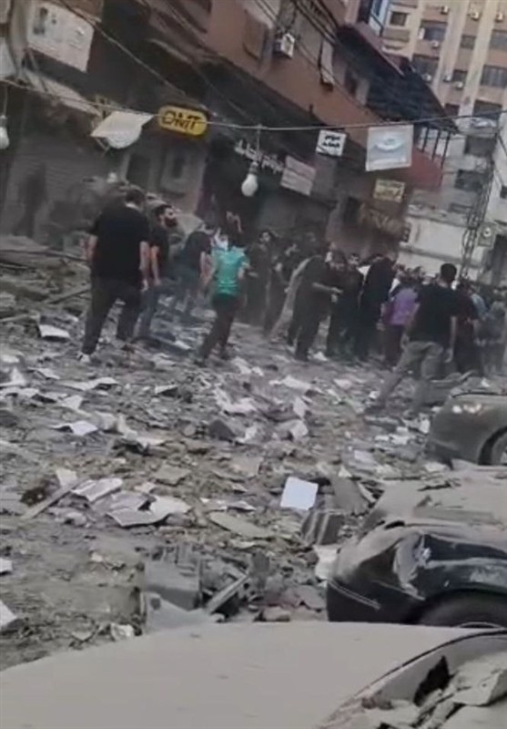 1 شهید و 21 زخمی در حمله صهیونیست‌ها به ضاحیه بیروت