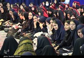 اجتماع هزارنفری دختران فاطمی در کرمان؛ میعادگاهی با عطر شهادت