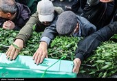 مراسم  تشییع پیکر 100 شهید دوران دفاع مقدس - تهران