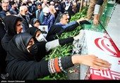 مراسم  تشییع پیکر 100 شهید دوران دفاع مقدس - تهران