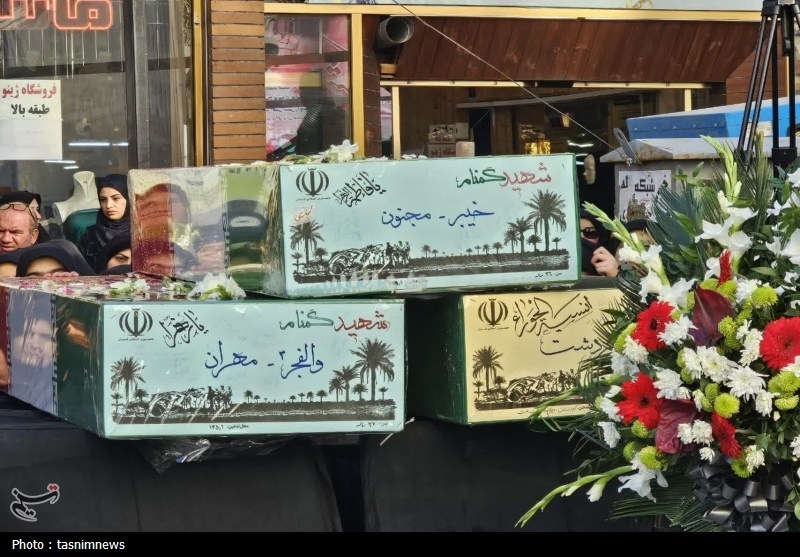 تشییع باشکوه 3 شهید گمنام در سنندج/ شوری که به جوش آمد+تصاویر