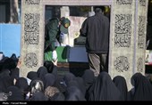 تشییع پیکر مطهر هفت شهید گمنام دوران دفاع مقدس در کرمانشاه