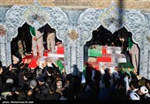 تشییع پیکر مطهر 7 شهید گمنام در قم