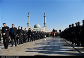 تشییع پیکر مطهر 7 شهید گمنام در قم