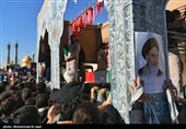تشییع پیکر مطهر 7 شهید گمنام در قم