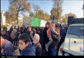 تشییع 9 شهید قاطمی در قزوین