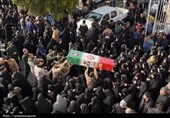 تشییع 9 شهید قاطمی در قزوین