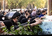 مراسم  تشییع پیکر 100 شهید دوران دفاع مقدس - تهران