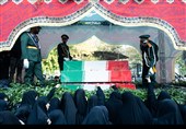 مراسم  تشییع پیکر 100 شهید دوران دفاع مقدس - تهران