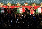 مراسم  تشییع پیکر 100 شهید دوران دفاع مقدس - تهران