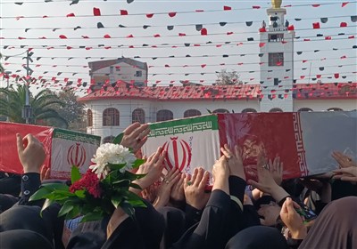 پیوند امنیت و آرامش امروز با خون شهدا؛ تجلیل رشت از 7 شهید گمنام