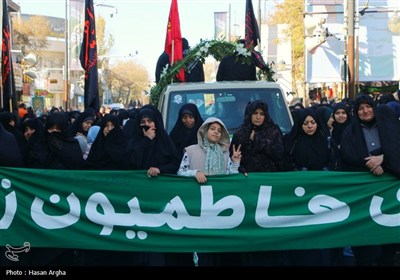 گزارش مردمی از تشییع پیکر 2 شهید گمنام در زنجان