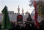 تشییع پیکر13 آلاله پرپر در مشهد همزمان با اجتماع فاطمیون
