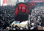 تشییع پیکر13 آلاله پرپر در مشهد همزمان با اجتماع فاطمیون