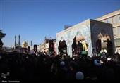 دسته عزاداری خادمین حرم حضرت معصومه(س)و تشییع شهدای گمنام