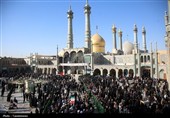 دسته عزاداری خادمین حرم حضرت معصومه(س)و تشییع شهدای گمنام