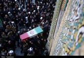 دسته عزاداری خادمین حرم حضرت معصومه(س)و تشییع شهدای گمنام