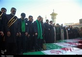 دسته عزاداری خادمین حرم حضرت معصومه(س)و تشییع شهدای گمنام