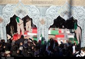 دسته عزاداری خادمین حرم حضرت معصومه(س)و تشییع شهدای گمنام