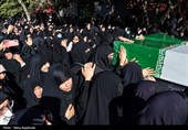 تشییع پیکر 13 شهید گمنام در مشهد