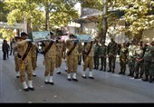 تکریم مقام شهید در خرم آباد