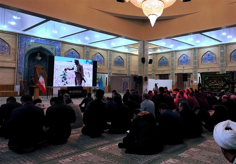 وداع دانشگاهیان تبریز با پیکر پاک شهدای گمنام دوران 8 سال دفاع مقدس