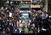 مراسم تشییع پیکر 100 شهید دوران دفاع مقدس در تهران 2