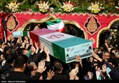 مراسم تشییع پیکر 100 شهید دوران دفاع مقدس در تهران 2