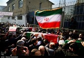 مراسم تشییع پیکر 100 شهید دوران دفاع مقدس در تهران 2