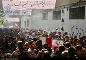 مراسم تشییع پیکر 100 شهید دوران دفاع مقدس در تهران 2