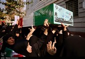 مراسم تشییع پیکر 100 شهید دوران دفاع مقدس در تهران 2