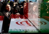 مراسم تشییع پیکر 100 شهید دوران دفاع مقدس در تهران 2