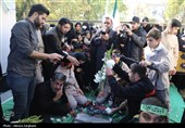 مراسم خاکسپاری شهید گمنام در قزوین