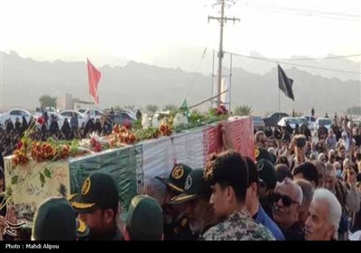 تشییع باشکوه دو شهید گمنام در روستاهای فقیه‌حسنان و محمدآباد دشتی