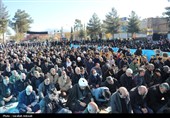 اقامه نماز طلب باران در کرمان