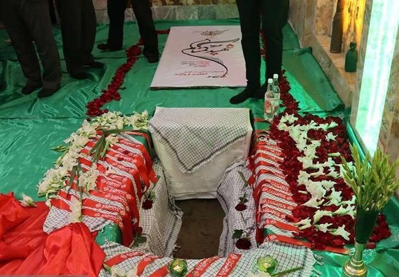 شهیدگمنام عملیات خیبر در آسایشگاه جانبازان مشهد آرام گرفت شهدای گمنام , مشهد مقدس , اخبار مشهد , خراسان رضوی , اخبار استان خراسان رضوی , تشییع شهدا ,