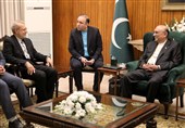 دیدار لاریجانی با رئیس جمهور پاکستان